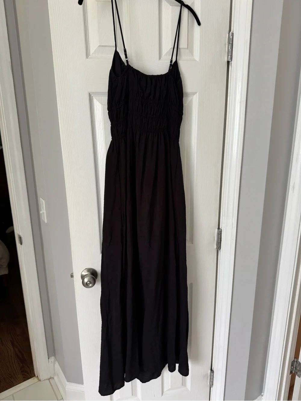 Abercrombie and Fitch Front Tie Black Dress